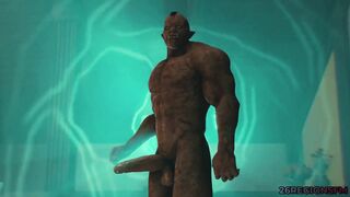 The Witcher Ciri Vs Orc (cube of Desires) by 26regionsfm (animation with Sound) 3D Hentai Porn Sfm - 3 image