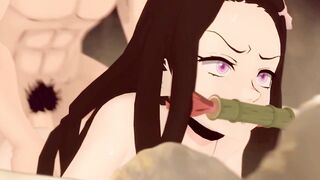 Kimetsu No Yaiba ( HENTAI ) Fuck Nezuko Anal - Uncensored 3D - 10 image