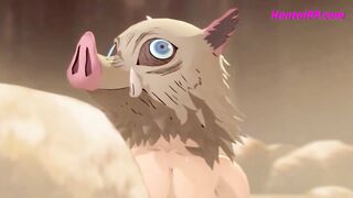 Kimetsu No Yaiba ( HENTAI ) Fuck Nezuko Anal - Uncensored 3D - 2 image