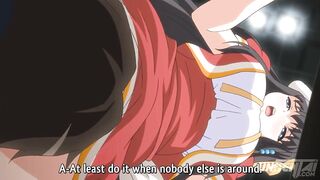 Hentai - Fingering My Step Sister Sneakily in Public [Subtitled] - 10 image