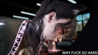 3D Cute Asian Slut with Huge Naturals Got Fucked so Hard - 1 image