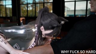 3D Cute Asian Slut with Huge Naturals Got Fucked so Hard - 2 image