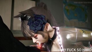 3D Cute Asian Slut with Huge Naturals Got Fucked so Hard - 5 image