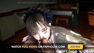 3D Cute Asian Slut with Huge Naturals Got Fucked so Hard - 6 image