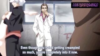 Hardcore Gangbang Sex In Public Bathroom - Hentai Uncensored - 3 image