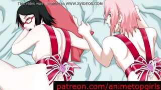 Sarada Uchiha Lesbian Hentai - Naruto - 6 image