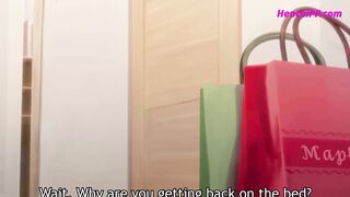 Stepsister Undress In Front Of Stepbrother After Shopping HENTAI - 9 image