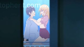 Stepbrother cumming in stepsister! Hentai - 4 image