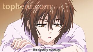 Look how she's taking this giant! Subtitled Hentai - 9 image