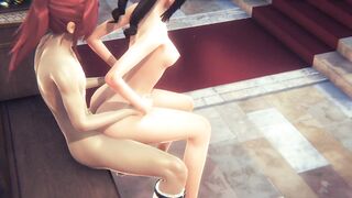 Hentai Uncensored - Yumiko Hardsex in a church - Japanese Asian Manga Anime Game Porn - 4 image