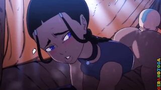 Damon slayer and Avatar-Ang fucks Katara hard, Mitsuri being fucked by Tanjiro's STEPsister. - 2 image