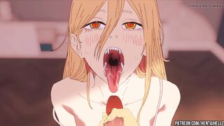 Power from chainsaw man got creampied in her wet pussy - 5 image
