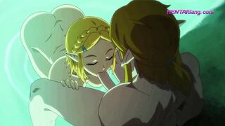 XXX Surprise Visitor - Zelda HENTAI Parody - 1 image