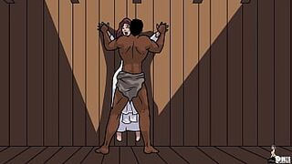 BBC Vampire fuck busty babe on a ship - 1 image