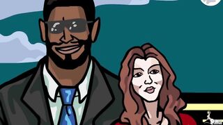 BBC Vampire fuck busty babe on a ship - 8 image