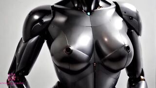 Big Titted Sex Robot Is Ready To Receive Your Cum - [Close-up / POV / AI] - 5 image