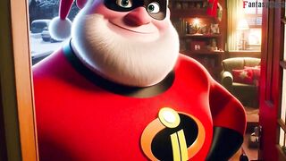 Helen Parr as Elastigirl suck the wrong santa | The Incredibles | Full Movie on PTRN or Sheer: Fantasyking3