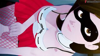 Helen Parr as Elastigirl suck the wrong santa | The Incredibles | Full Movie on PTRN or Sheer: Fantasyking3 - 4 image