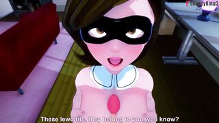 Helen Parr as Elastigirl suck the wrong santa | The Incredibles | Full Movie on PTRN or Sheer: Fantasyking3 - 7 image