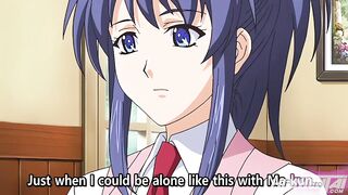 I fuck for my first time at my job with my boss - Anime Hentai - 2 image