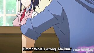 I fuck for my first time at my job with my boss - Anime Hentai - 3 image