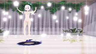 Amane Kanata Hentai Hololive Undress Sex Dance Mmd 3D Dark Green Star - 10 image