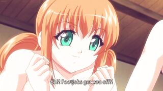 Big boobs girls gangbang with 1 guy - 2 image