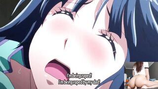 StepDad punishes his daughter's hole [uncensored hentai with English subtitles] - 2 image