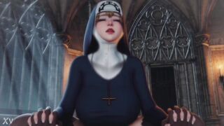 Animation Hentai - Feeding the Nun - 10 image