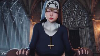 Animation Hentai - Feeding the Nun - 8 image