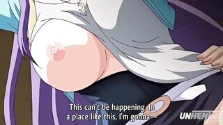 Hentai - Teen Getting Aroused in a Public Elevator [Subtitled] - 10 image