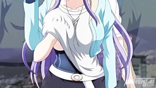 Hentai - Teen Getting Aroused in a Public Elevator [Subtitled] - 7 image