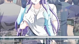 Hentai - Teen Getting Aroused in a Public Elevator [Subtitled] - 8 image