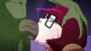 (4K) Mystery Bang - Velma & Daphne Encounter Horny Monster Cocks - ULTRA HD Bukkake Group Sex Parody - 8 image