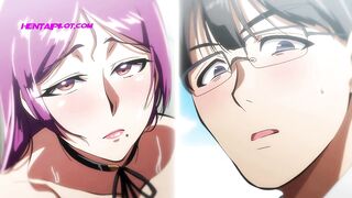 Brunette Milf Squirts In Public While Vibrator Is In Her Pussy - Exclusive Hentai - 10 image