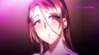 Brunette Milf Squirts In Public While Vibrator Is In Her Pussy - Exclusive Hentai - 4 image