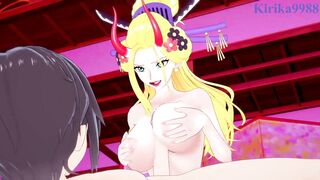 Nefertari Vivi and Black Maria intense sex. - One Piece Hentai - 7 image