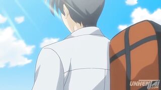 Hentai - Step Sister and Step Brother Almost Caught Fucking in the Pool - 2 image