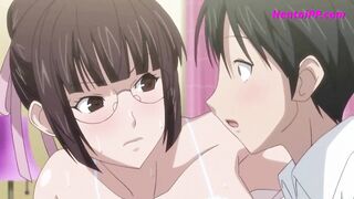 Crazy Horny Brunette Teacher Get Fucked With Student After School [ HENTAI ] - 9 image