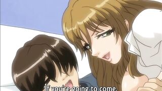 Hentai - MILF Mom Fucks her step Son's Friend [Uncensored] [Subtitled] - 10 image