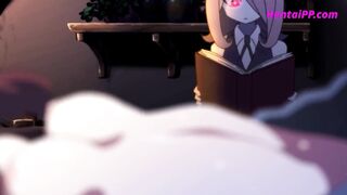 Akko Fucked By Monster Cock ( ANIMATION ) 2D Uncensored - 4 image