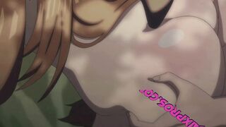 Horny brunette with beautiful tits makes young boy satisfy her needs - Shield Hero Parody - 9 image