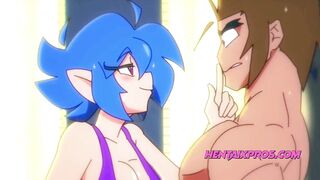 Horny girl gets fucked in the gym locker by a big cocked bodybuilder - Uncensored Cartoon - 3 image