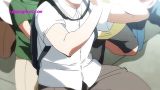 Brunette MILF Vibrator Controlled From Distance In Public By Stranger - Exclusive Hentai - 9 image