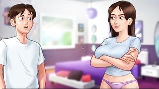 Me with my step sister do every thing "best stepsis "suck, fuck, lick, every thing .summer time saga jenny part 1 - 4 image