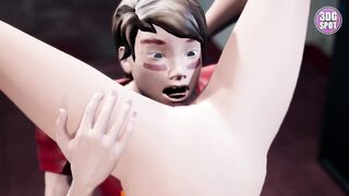 3DGSPOT - Hot Teen Cheerleaders Get Fucked In The Locker Room COMPILATION! 3D ANIMATION! - 5 image