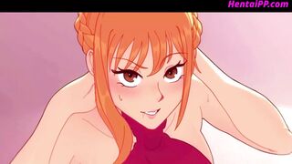 Luffy & Nami ( One Piece ) In Doggystyle Animation Uncensored - 4 image