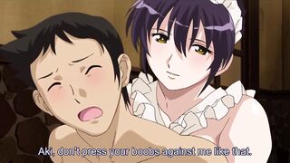 This maid loves to fuck with her master