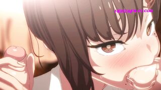 My Dirty Girlfriend Loves Threesome - Rough Deep Throat - 3D Animation - 2 image