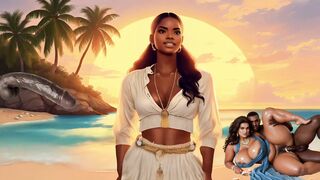 Ai-generated Couple Fucking on the Beach While I Sing. - 2 image